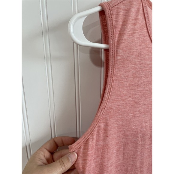 Womens Unbranded Medium Heathered Peachy Pink Tank Top Dress‎ Lined - Picture 3 of 13